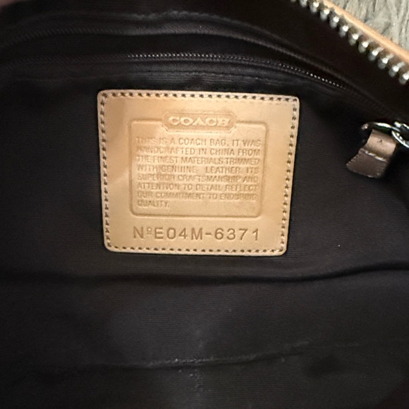 Coach Tabby Leather Signature Shoulder Bag small - Picture 6 of 12